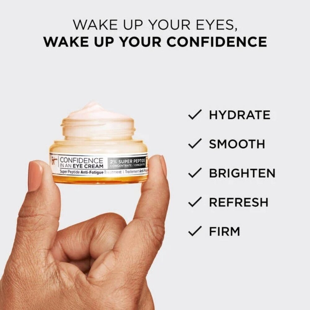 It Cosmetics Confidence in an Eye Cream. New in box, 0.5 oz.